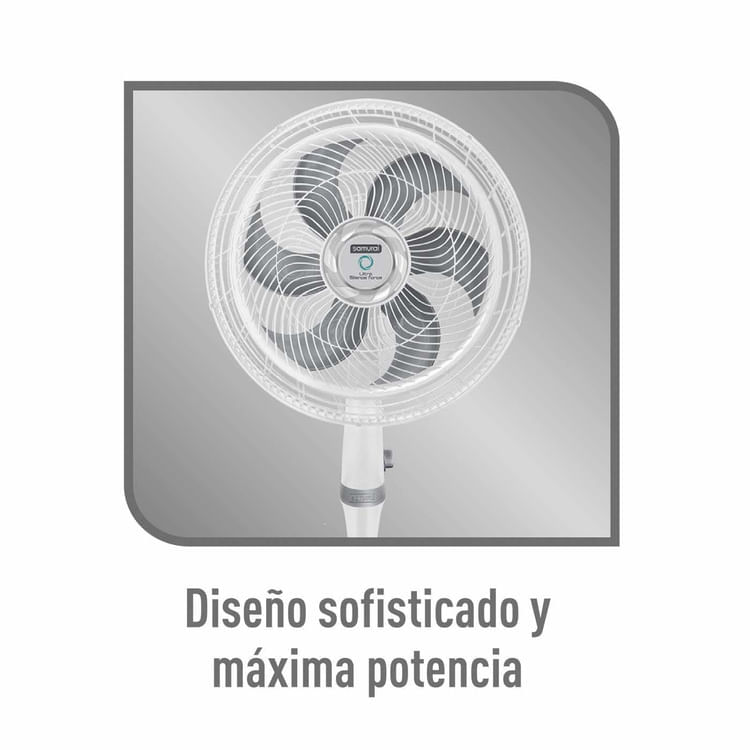 Ventilador Samurai 3 Velocidades 61024454 Blanco - Market RCN