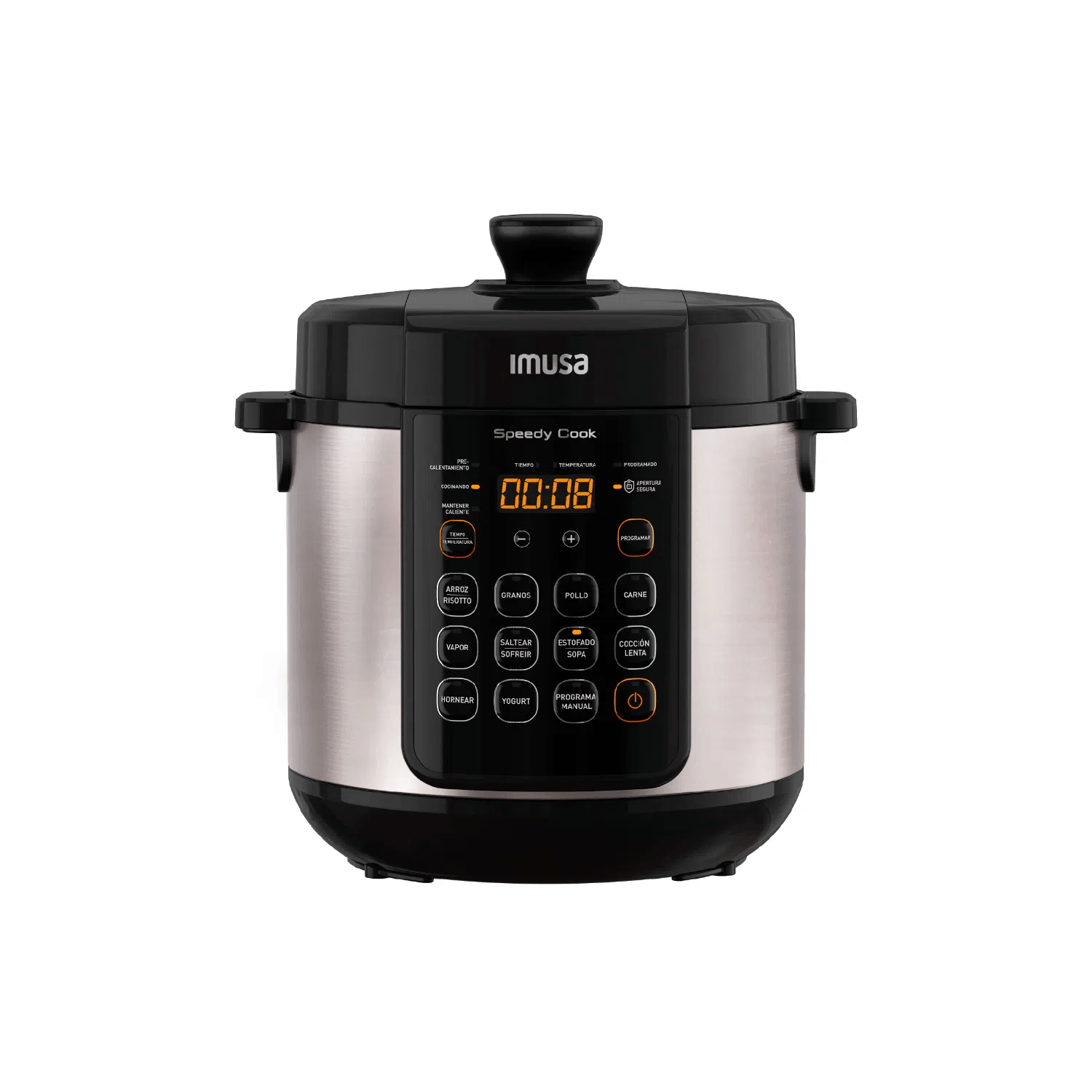 IMUSA Bilingual Digital Pressure Cooker - Red, 5 qt - Fry's Food Stores