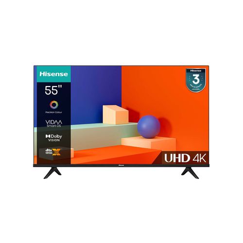Televisor Hisense 55" (139cm) UHD 4K Smart Tv Negro 55A6K