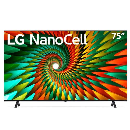 TV LG 75 Pulgadas 75NANO77SRA 4K-UHD NanoCell Smart TV