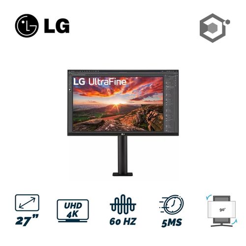 Monitor LG 27 Pulgadas 27UN880 B UHD Ergo IPS 4K 5MS 60Hz