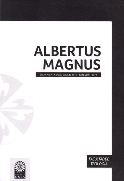 Revista Albertus Magnus Vol VI N° 1