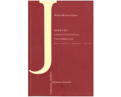 Derecho constitucional colombiano Parte dogmática territorio y población