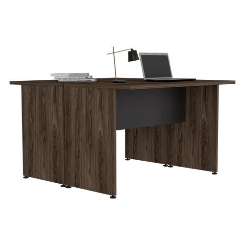 Mesa Escritorio Doble Home Office M 120 X131 RTA Milan Wengue