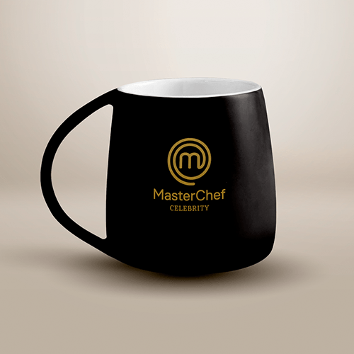 Mug de porcelana negro  | MasterChef