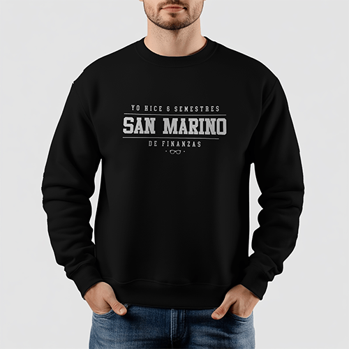 Pullover 6 semestres en la San Marino Azul Oscuro Unisex | Betty la fea