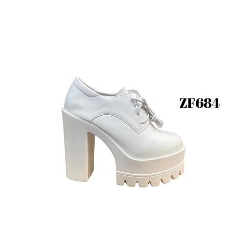 Botin blanco plataforma 5cm