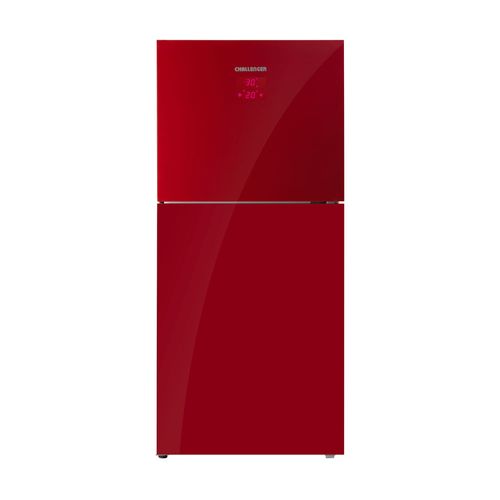 Nevera Challenger No Frost 360 Litros Puerta Cristal CR360 Roja