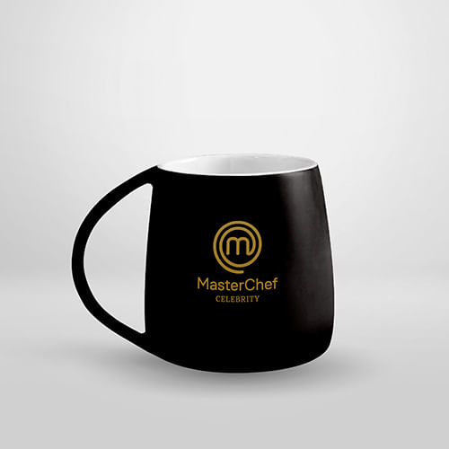 Mug de porcelana negro  | MasterChef