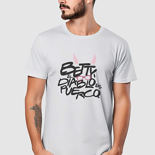 camiseta-blanca-el-diablo-es-puerco-de-betty-la-fea