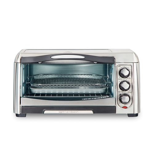 Horno Tostador Hamilton Beach con Freidora de aire 16 litros 31323 Plateado