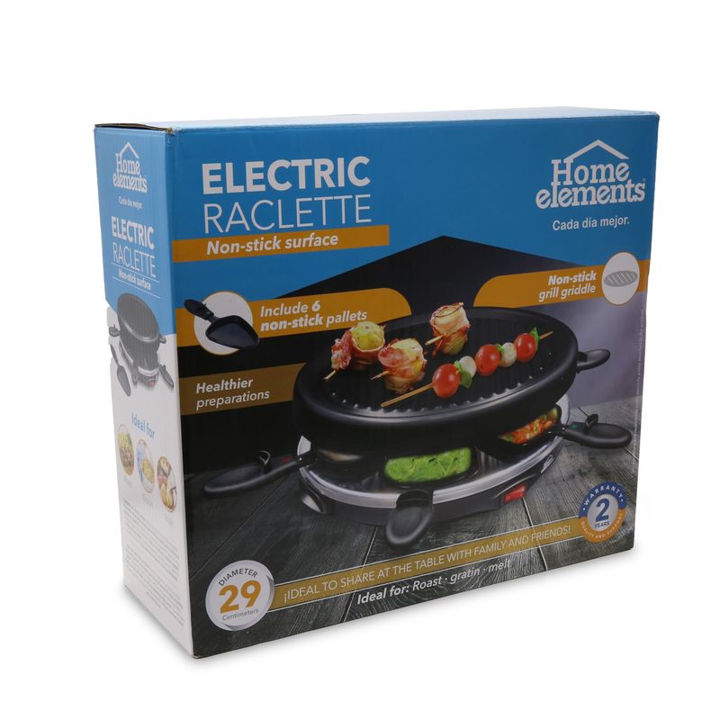 Asador Eléctrico Raclette - Grill Home Elements - Tienda Oficial