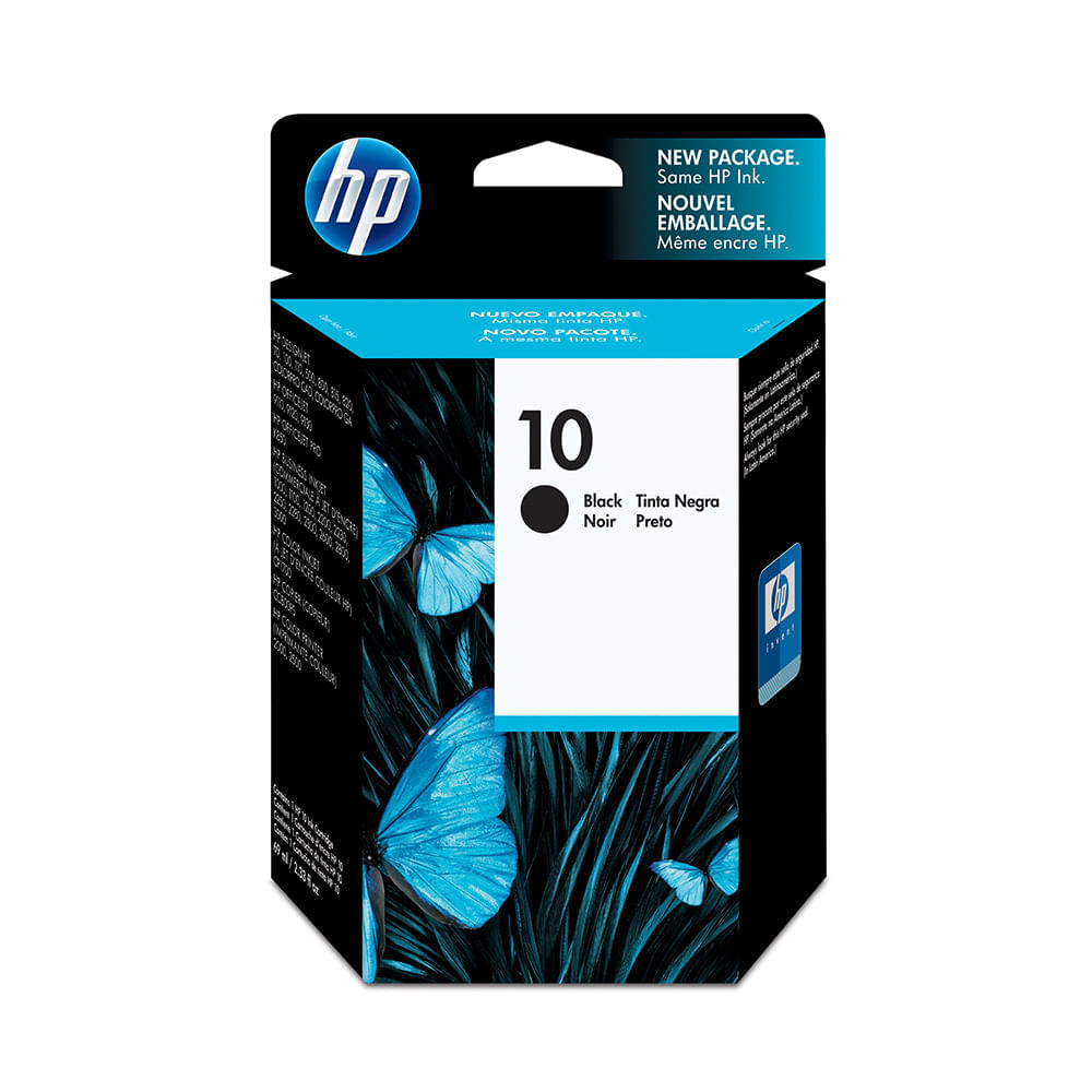 Cartucho De Tinta Hp 10 Negro Original (C4844A)