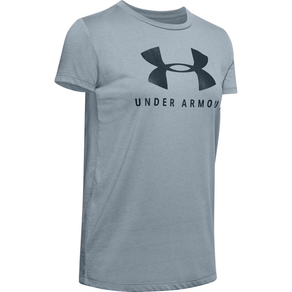 Under Armour Graphic Sportstyle Classic Crew Manga Corta para Mujer